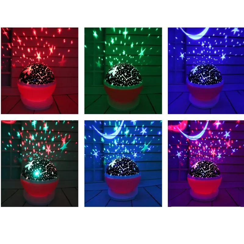 ⁦מנורת מקרן מסתובבת⁩ – תמונה ⁦2⁩