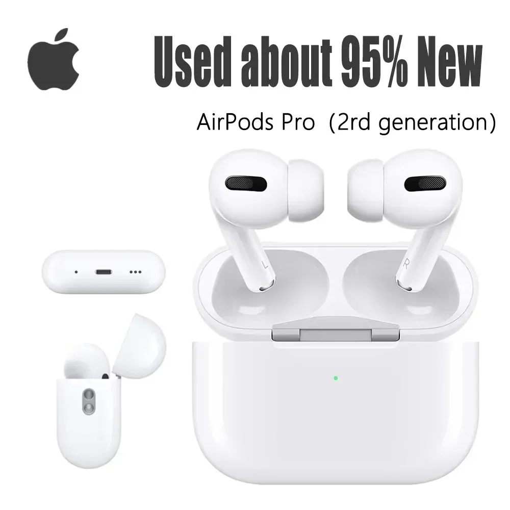 Apple AirPods Pro 2 – אוזניות אלחוטיות עם ביטול רעשים אקטיבי, מצב שקיפות, סאונד מרחבי וטעינה MagSafe USB-C. חווית סאונד מושלמת עם נוחות מקסימלית למשתמשי Apple.