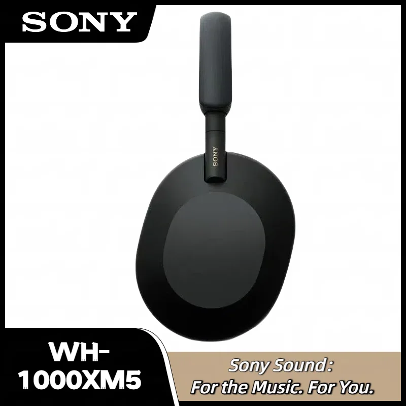 אוזניות ניידות Sony WH-1000XM5 עם ביטול רעש פעיל, Bluetooth 5.2, סאונד סטריאו איכותי, מיקרופון מובנה, שליטה במגע וחיי סוללה של עד 30 שעות. מושלמות למוזיקה, משחקים, ספורט ושיחות עסקיות.