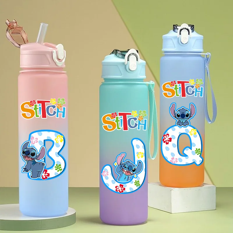 בקבוק שתייה לילו וסטיץ', בקבוק קשית לילדים, בקבוק מים 750 מ"ל, בקבוק MINISO, בקבוק שתייה לנערות, בקבוק שתייה לבית ספר, בקבוק מים לאימון כושר, בקבוק פלסטיק עם קשית, בקבוק שתייה אנימה, בקבוק מים עם דמויות